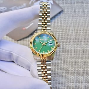 Mathey-Tissot Rolly III Crystal Green Dial Ladies Watch D810BV Mathey-Tissot Rolly III Crystal Green Dial Ladies Watch D810BV