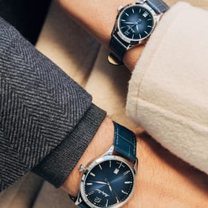 Mathey-Tissot Urban Blue Dial Blue Leather Men's Watch H411ABU