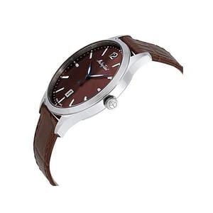 Mathey-Tissot Urban Brown Dial Leather Men's Watch H411AM