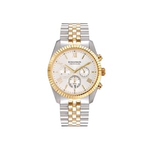 Romanson Men's Two-Tone Chronograph Watch TM6A28HMCCASC5