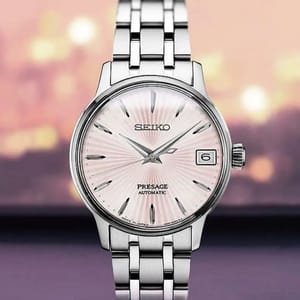 Seiko Presage Women’s Automatic Pink Dial Dress Watch SRP839J1