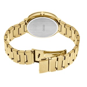 Seiko Essentials Quartz Men's Watch with Black Dial SUR488