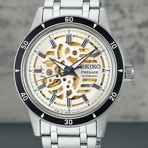 Seiko SARY255 Style 60's Automatic Skeleton Dial Watch