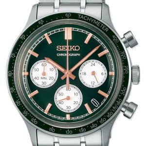 Seiko Selection Quartz SBTR057 Men's Vintage Chronograph Watch