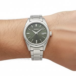 Seiko Women’s Quartz Watch with Green Dial SUR533P1