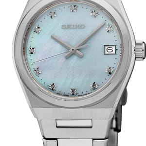 Seiko Diamond Quartz Watch with Sapphire Crystal SUR603