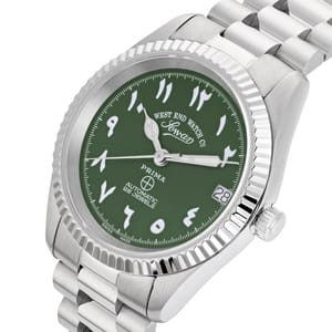 West End The Classics 6858.10.MOP-GREEN-H 32.5 Silver West End Watch Co - Men's Dress Watches 2