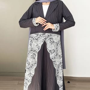 Rosette Abaya - Women's Abayas 2
