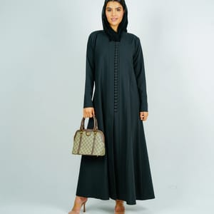 Stylish Abaya With Button Style