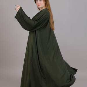 Green Harir Maqsood Abaya