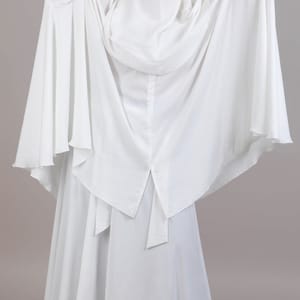 White Harir Maqsood Abaya