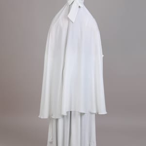 White Harir Maqsood Abaya
