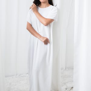 Off-White CEY Fabric Inner Slip Dress for Abaya