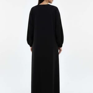 Lightweight Harir Maqsood Black Prayer Abaya Msquare Fashion - Women's Abayas 3