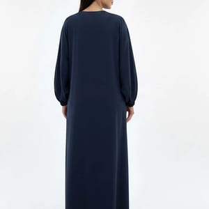 Lightweight Blue Harir Maqsood Prayer Abaya