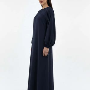 Lightweight Blue Harir Maqsood Prayer Abaya