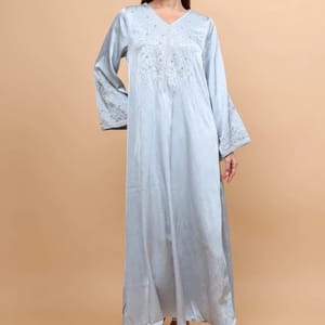 Ikkxa Elegant Embroidery Crystals Beaded Jalabiya IKKXA - Women's Jalabiyas 32