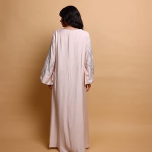 Ikkxa Qayla Embroidered Flared Sleeves Jalabiya IKKXA - Women's Jalabiyas 4