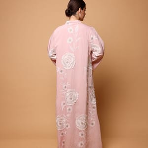 Ikkxa Saja Appliqued Flared Sleeves Jalabiya IKKXA - Women's Jalabiyas 24