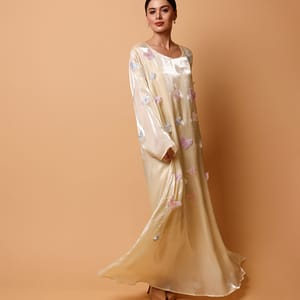 Ikkxa Banan Butterfly Appliqued Flared Sleeves Jalabiya IKKXA - Women's Jalabiyas 22