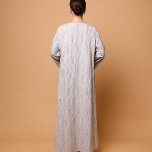 Ikkxa Hadeel Embellished Flared Sleeves Jalabiya IKKXA - Women's Jalabiyas 19