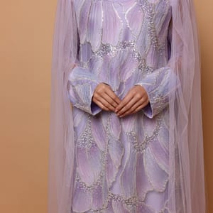 Ikkxa Nayla Embellished Cape Sleeves Jalabiya IKKXA - Women's Jalabiyas 26