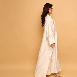 Ikkxa Fusayfisa Embellished Flared Sleeves Jalabiya IKKXA - Women's Jalabiyas 38