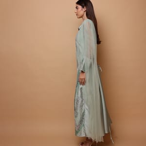 Ikkxa Noor Sequined Cape Sleeves Jalabiya IKKXA - Women's Jalabiyas 30