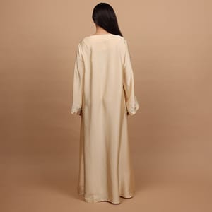 Ikkxa Silk Blossom Embroidered Jalabiya IKKXA - Women's Jalabiyas 34