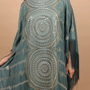 Ikkxa Shimmering Diamond Pattern Jalabiya IKKXA - Women's Jalabiyas 7