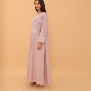 Ikkxa Sand Pastel Blossom Jalabiya IKKXA - Women's Jalabiyas 30