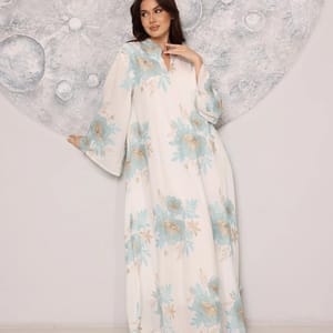 Ikkxa Aqua Lumière Jalabiya Ik5018 IKKXA - Women's Jalabiyas 46