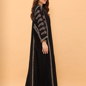 Ikkxa Dalia Embroidered Flared Sleeves Jalabiya IKKXA - Women's Jalabiyas 8
