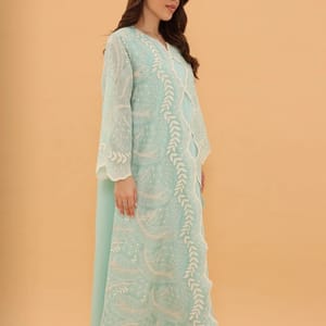 Ikkxa Zahra Embroidered Flared Sleeves Jalabiya IKKXA - Women's Jalabiyas 23