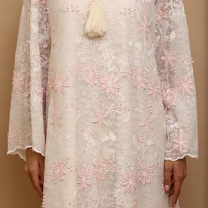 Ikkxa Thara Embroidered Flared Sleeves Jalabiya IKKXA - Women's Jalabiyas 38