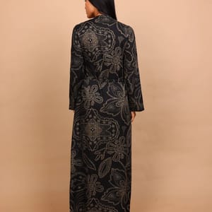 Ikkxa Samira Printed Embellished Detail Maxi Shirt Dress IKKXA - Women's Maxi Dresses 39