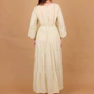 Ikkxa Serena Embellished V-Neck Tiered Maxi Dress IKKXA - Women's Maxi Dresses 24