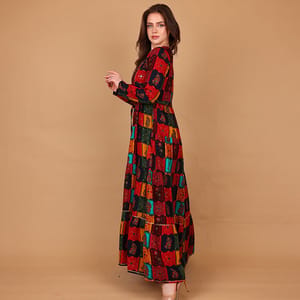 ik2384-red-5 IKKXA - Women's Maxi Dresses 3