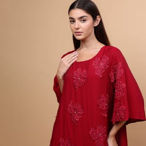 ik6027red-2 IKKXA - Women's Jalabiyas 48