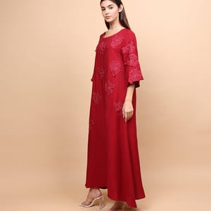 ik6027red-3 IKKXA - Women's Jalabiyas 49
