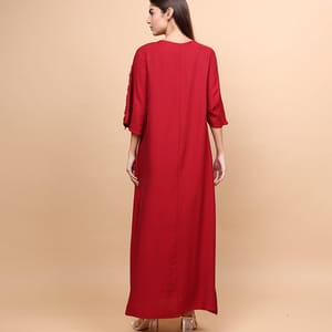 ik6027red-4 IKKXA - Women's Jalabiyas 46