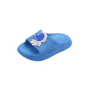 Astronaut Cartoon Kids Slides with Soft Non-Slip Sole