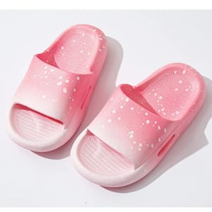 Gradient Summer Slippers for Boys and Girls Indoor Outdoor Wear