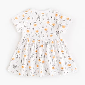 Sweet Floral Cotton Summer Dress for Baby and Little Girls Sanlutoz - Kids's Clothes & Dresses 4
