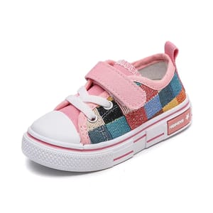 Kids Canvas Sneakers Breathable Low Top Shoes for Boys