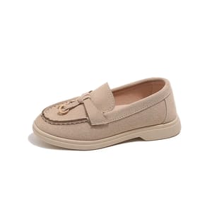 Kids Retro British Style Slip-On Loafers