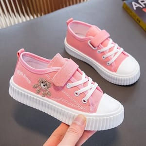 Girls Hook Loop Slip-On Sneakers Low Top Fashion Shoes Zyczwl - Kids's Low Top Sneakers 1