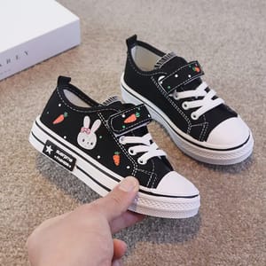 Girls Low Top Sneakers Printed Casual Shoes Anti Slip Comfortable Zyczwl - Kids's Low Top Sneakers 3