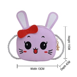 Girls Rabbit Cartoon Shoulder Bag Cute Animal Messenger Bag Generic - Kids's Shoulder Bags 4