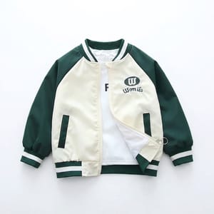 Boys Baseball Jacket Letter Windbreaker Casual Spring Autumn Coat Boys Baseball Jacket Letter Windbreaker Casual Spring Autumn Coat